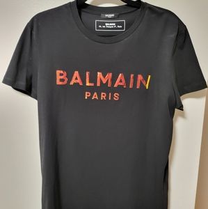 *SOLD*Balmain Hologram Logo T-shirt